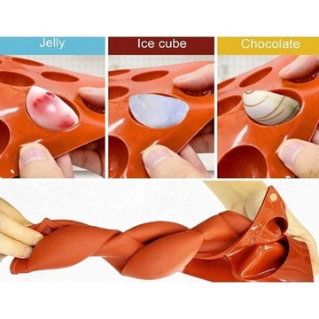 СИЛИКОНОВАЯ ФОРМА ДЛЯ ВЫПЕЧКИ МОНОПОРЦИЙ, ПОЛУСФЕР, ШАРОВ 358