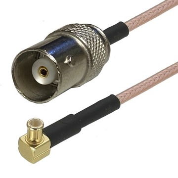 Pigtail MCX - BNC gniazdo RG316 20cm