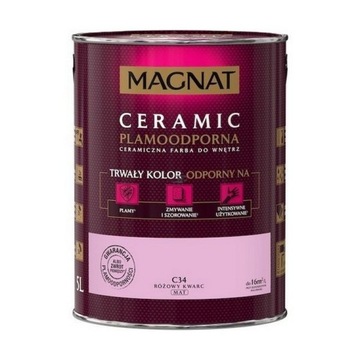 MAGNAT Ceramic 5L C34 Różowy Kwarc ceramik ceramiczna farba do wnętrz