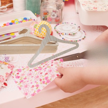 ВЕШАЛКИ ДЛЯ ДЕТСКОЙ ОДЕЖДЫ ДОЛЛИ МИНИ-ШКАФ ДЛЯ ДЕВОЧКИ ЖИВОТНЫЕ 10 ШТ.