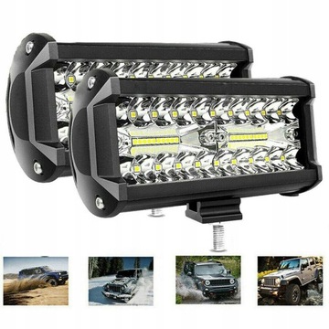 РАБОЧАЯ ЛАМПА АВТОГАЛОГЕННАЯ 120Вт LED 2 шт.