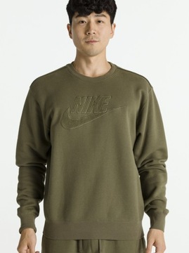 NIKE MESKA BLUZA CLUB FLEECE FRENCH TERRY CREW r. L