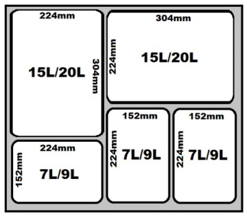 КОНТЕЙНЕР ДЛЯ ЯЩИКОВ ШКАФА 15 Л.