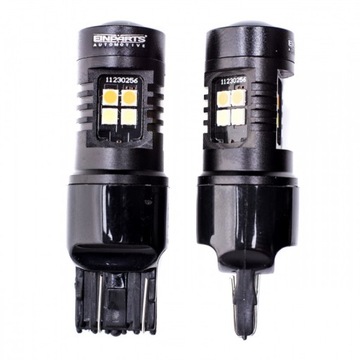 W21/5W 16 SMD 3030 Dual BIAŁE / POMARAŃCZOWE