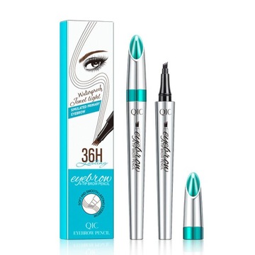 Жидкий карандаш для бровей с четырьмя подушечками.