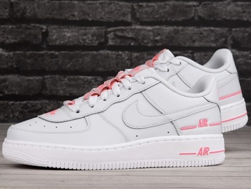 Buty sportowe Nike Air Force 1 LV8 3 SZARY RÓŻOWY