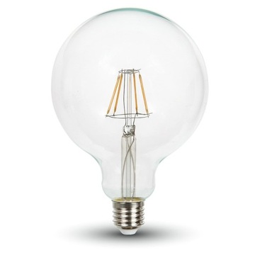 Żarówka LED V-TAC 6W Filament E27 G125