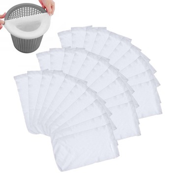 FILTRUJĄCYCH SKARPETA FILTR DO SKIMMERA BASENOWEGO 12*21,5 CM 30 SZT