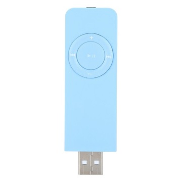 ODTWARZACZ MP3 PODŁĄCZANY PRZEZ USB NIEBIESKI
