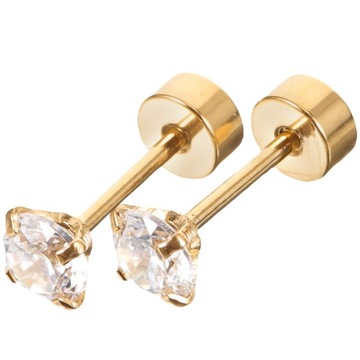 KOLCZYKI HAOSHI ZE STALI TYTANOWEJ, MAŁE DLA