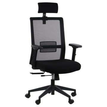 Ergonomiczny fotel biurowy wysuw siedziska Logi