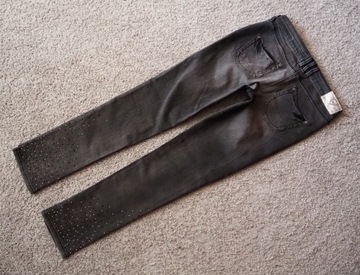 RIVER ISLAND DAMSKIE SPODNIE JEANS R. 36/38