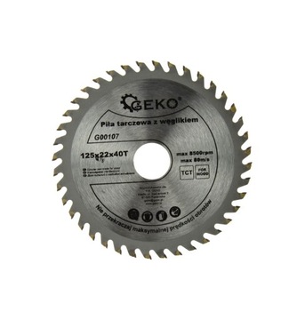TARCZA DO DREWNA Z WĘGLIKIEM 125 mm WIDIA 40 ZĘBÓW