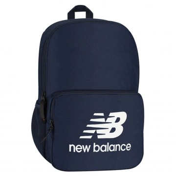 ND39_522 PLECAK 30X45X14 1ZAM 3KIESZ GRA NEW BALANCE NAVY