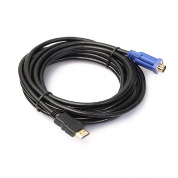 5M Męski na VGA HD-15 Męski 15-pinowy kabel