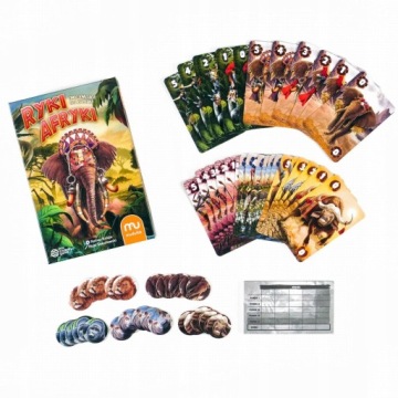 СЕМЕЙНАЯ КАРТОЧНАЯ ИГРА ROARS OF AFRICA OF CUBES 8+