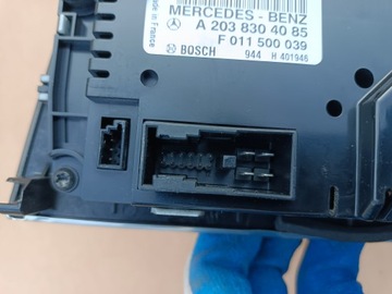 A2038304085 PANEL KLIMATRONIC CLIMATRONIK MERCEDES BENZÍN W 203 FACELIFT