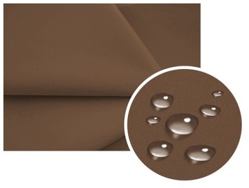 MATERIAŁ WODOODPORNY BRĄZ COFFEE OXFORD #86 NA ZASŁONY OGRODOWE ALTANA