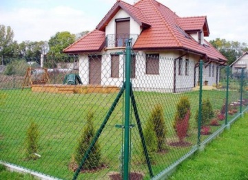СЕТКА ЗАБОРА С ПВХ ПОКРЫТИЕМ, ВЫСОТА 3,8 мм, 1,0 м, ЗЕЛЕНЫЙ ЦВЕТ