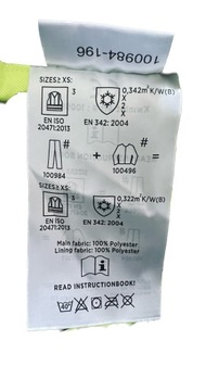 Spodnie robocze ocieplane FRISTADS r 2XL