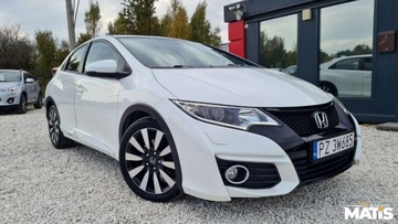 Honda Civic IX Hatchback 5d Facelifting 1.4 i-VTEC 100KM 2016 Honda Civic 1.4Benz manual Navi Kamera climatronic biala perla 1.3 99KM, zdjęcie 11