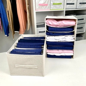 Коробка-органайзер для шкафа-гардероба WARDROBE BOX Вставка в ящик для одежды