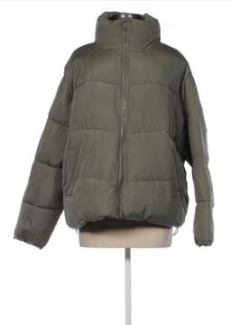 F2C003 ZIELONA KRÓTKA KURTKA PUCHOWA NEW LOOK XL