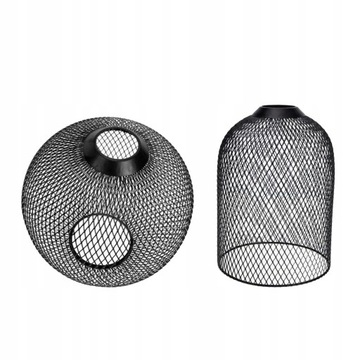 2 szt. Metalowy klosz do lampy wiszącej Styl