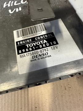TOYOTA HILUX VII 2.5 3.0 D4D JEDNOTKA MOTORU ŘÍZENÍ 05-15