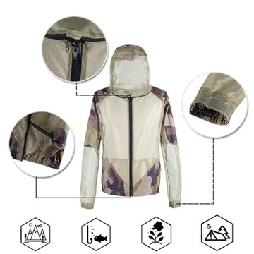 ультралегкая куртка из мелкой сетки с капюшоном для улицы