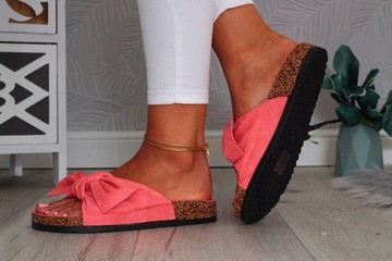 ТАПОЧКИ ЛЕТНИЕ ЖЕНСКИЕ С БАНТОМ, ПРОФИЛИРОВАННЫЕ, ЛЕГКИЕ