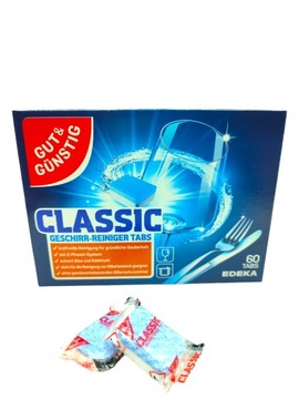 Tabletki do Zmywarki 60 Sztuk Classic Niemieckie Zapas Na 2 Miesiące