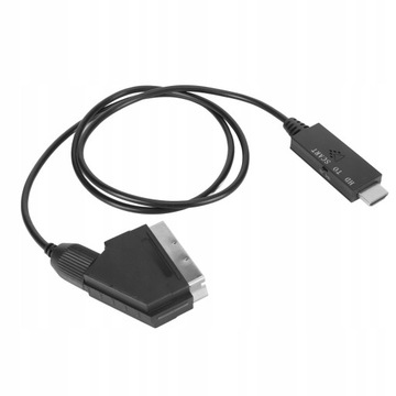 КАБЕЛЬ HDMI-SCART HDMI, ЧЕРНЫЙ