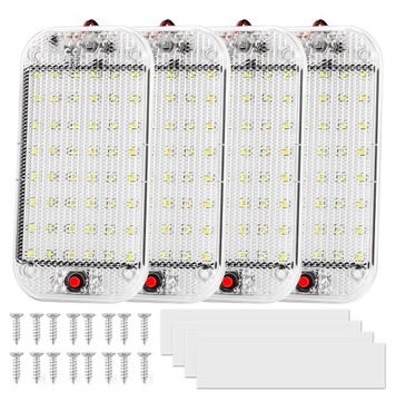 ОСВЕЩЕНИЕ САЛОНА ЛАМПА ДЛЯ ЧТЕНИЯ 48LED 3W ДЛЯ ДВИЖУЩЕГОСЯ АВТОМОБИЛЯ
