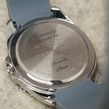 Zegarek Męski QQ AA37-017 różowe złoto