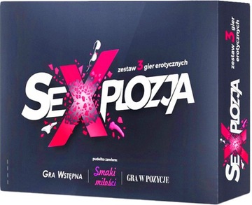 GRA EROTYCZNA GRY ZESTAW 3 GIER SEX EXPLOZJA