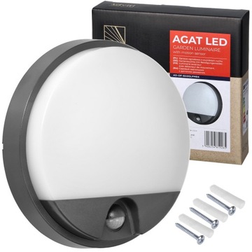 Lampa Zewnętrzna Elewacyjna Czujnik Ruchu LED 15W