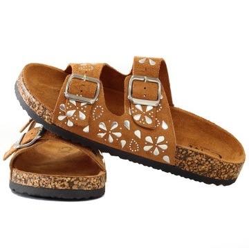 ЖЕНСКИЕ ПРОБКОВЫЕ ШЛЕПАНКИ СО СТИЛЬНЫМИ ПРОФИЛЬНЫМИ ПРЯЖКАМИ