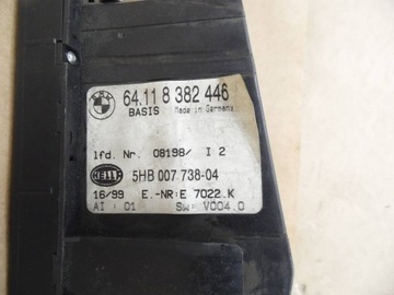 BMW 3 E46 PANEL VENTILACE 64118382446