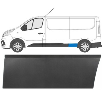 LIŠTA BOČNÍ LEVÝ ZADNÍ RENAULT TRAFIC 3 2014-
