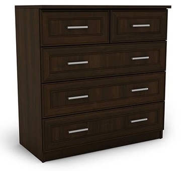 Komoda 90cm Funkcjonalna z Szufladami Orzech Ciemn