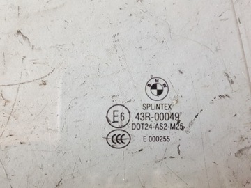 BMW 5 E61 FACELIFT SKLO (OKNO) DVEŘE PRAVÁ ZADNÍ