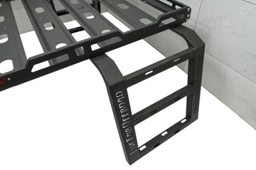 JEEP WRANGLER JL 2018+ БАГАЖНИК НА КРЫШЕ С ЛЕСТНИЦЕЙ СТАЛЬ