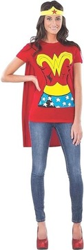 Koszulka Wonder Woman z peleryną