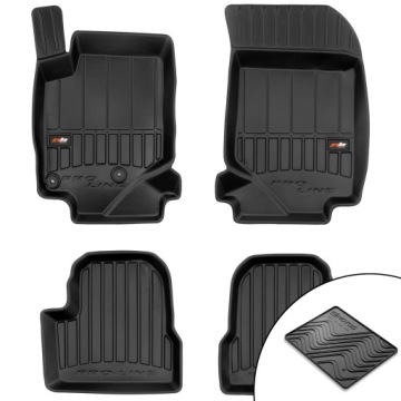 Gumové koberce 3D Peugeot 208 II od 2019 rohož bonus