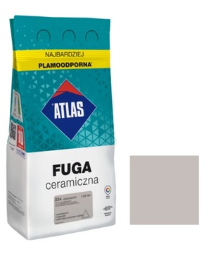 Fuga ceramiczna ATLAS 034 jasnoszara 2 kg