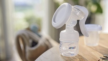 PHILIPS AVENT LAKTATOR RĘCZNY SZYBKI PRZENOŚNY SCF430/10 +AKCESORIA BUTELKA