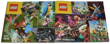 LEGO KATALOG 2023 komplet - 2 katalogi !