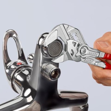 KNIPEX 86 03 180 Переставные плоскогубцы с покрытием 180 мм с хромированной регулировкой