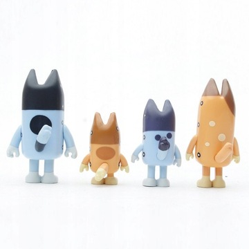Статуэтки Bluey With Family Fairy Tale 8 шт. Подарок